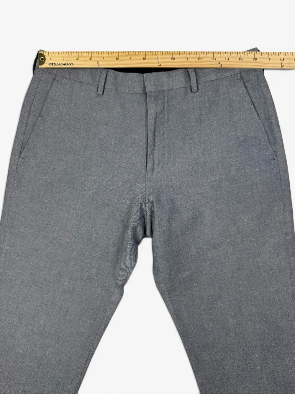 J.Crew Ludlow Baird McNutt Irish Linen Blend Pants Blue 32x30